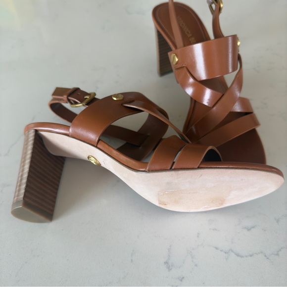 New Veronica Beard Gwynn Honey leather strappy sandal size: 6 - Picture 5 of 5